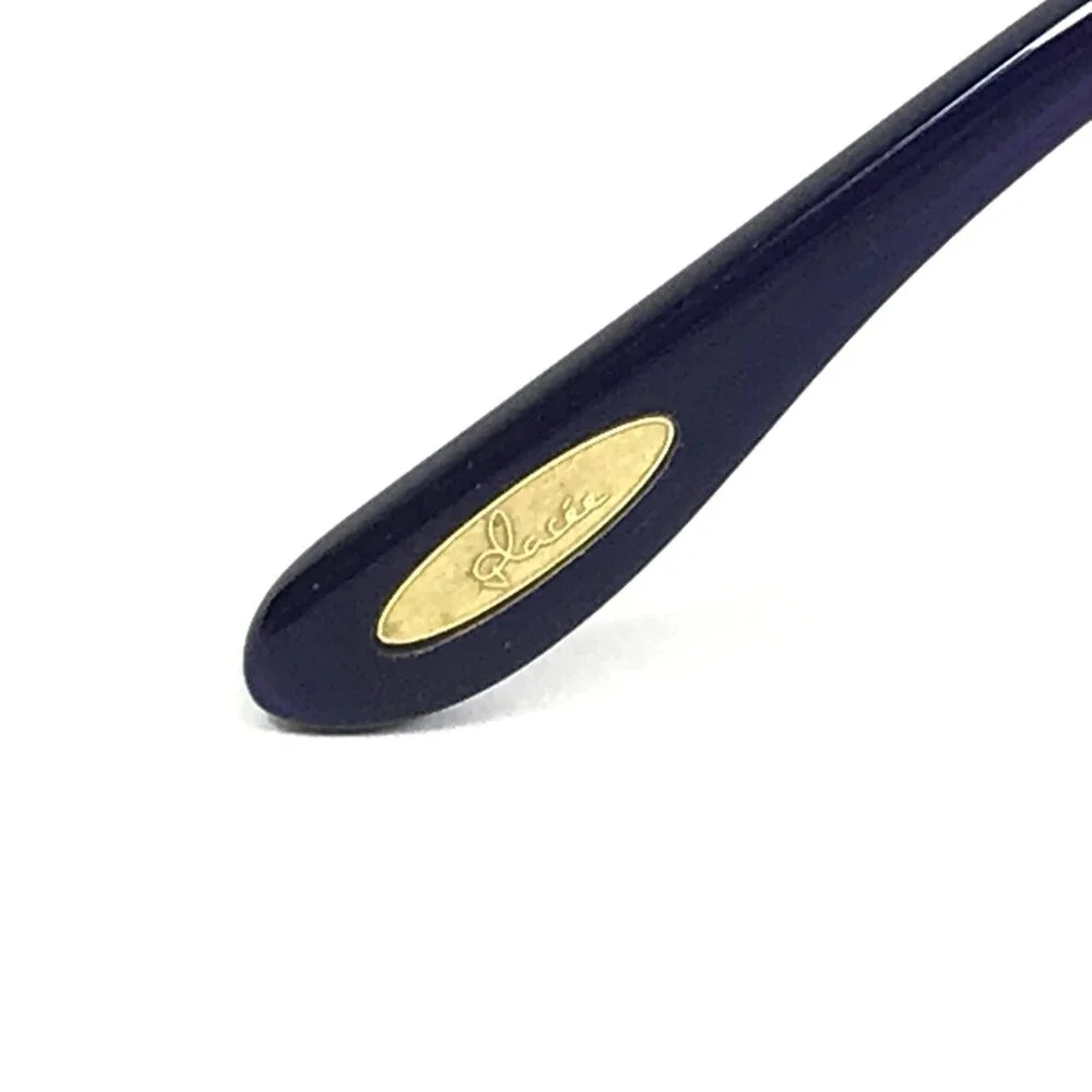 Glacee Eyeglasses Frames MOD 6761 C3 Matte Purple Ribbed Cat Eye 52-17-135